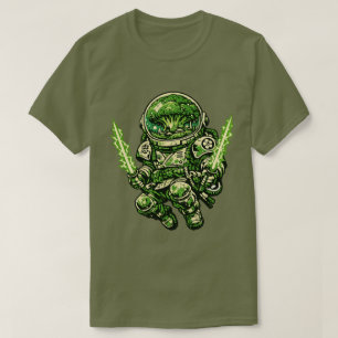 Broccoli Space Bushido — Vintage Cosmic Guardian T-Shirt