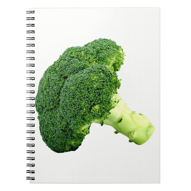 Broccoli Spiral Notebook (Front)