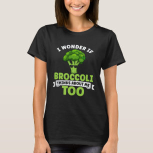 Broccoli Vegetable Vegetarian Broccoli Vegan Food T-Shirt