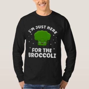 Broccoli  Vegetable Vegetarian Broccoli Vegan Food T-Shirt