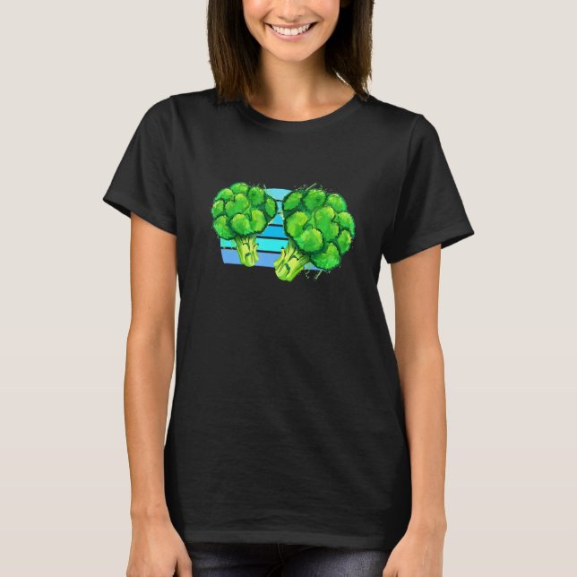 Broccoli Vintage Sunset - Broccoli T-Shirt (Front)