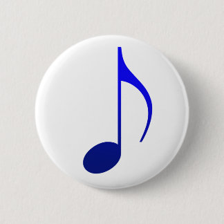 Broche (Botton) Colcheia Azul 6 Cm Round Badge