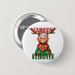 BROCHE NAVIDEÑO ABUELA 6 CM ROUND BADGE