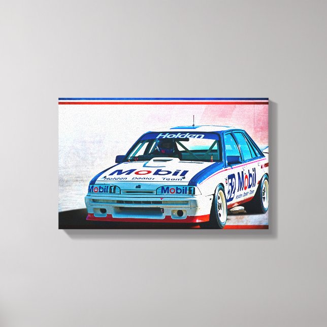 Brock VL Group A Commodore Wrapped Canvas (Front)