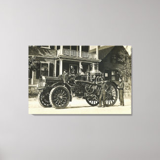 Brockton Fire Department Engine No 1 BFD Canvas Print