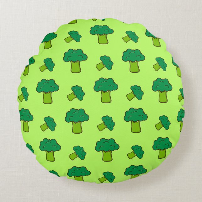 Brócoli Round Cushion (Front)