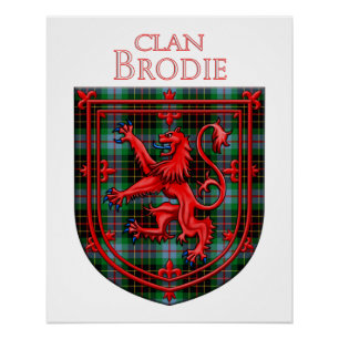 Brodie Hunting Tartan Scottish Plaid Poster