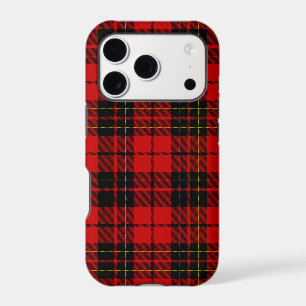 Brodie tartan red black plaid