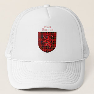Brodie Tartan Scottish Plaid Lion Rampant Trucker Hat