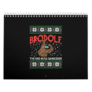 Brodolf In Mask Muscle Workout Gym Ugly Xmas Calendar