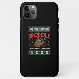 Brodolf In Mask Muscle Workout Gym Ugly Xmas Case-Mate iPhone Case