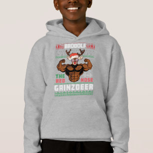 Brodolf The Red Nose Gainzdeer Gym Ugly Christmas