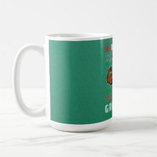 Brodolf The Red Nose Gainzdeer Gym Ugly Christmas Coffee Mug