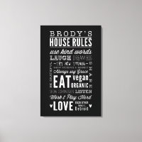 BRODY - CUSTOM NAME HOUSE RULES modern typography