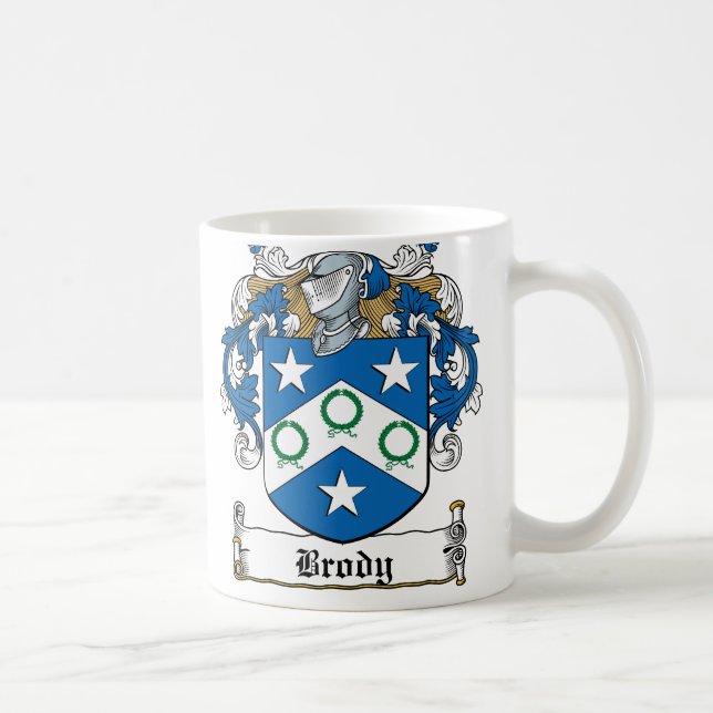 Brody Family Crest Coffee Mug (Right)