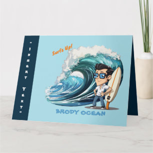 Brody Ocean Wavecrest Card
