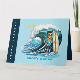 Brody Ocean Wavecrest Card
