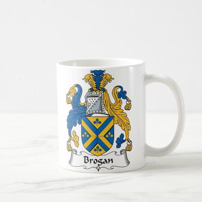 Brogan Family Crest Coffee Mug (Right)