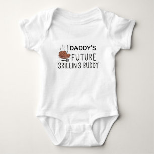 Broiling Infant Daddy's Future Grilling Buddy Baby Bodysuit