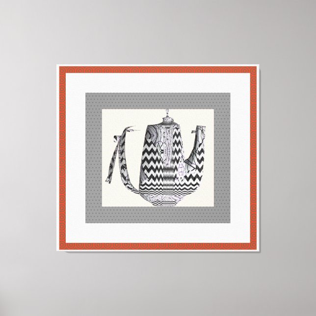 Broken And Distorted Vessel Canvas Print (Front)