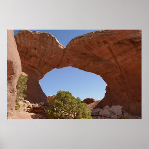 Broken Arch at Arches National Park Poster