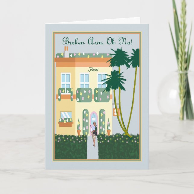 Broken Arm Get Well Card (Front)