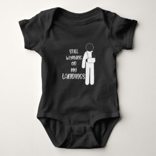Broken Arm Get Well Stuntman Kid Baby Bodysuit