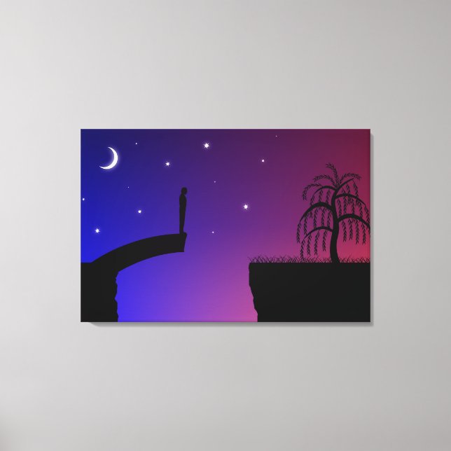 Broken Bridge Canvas Print (Front)