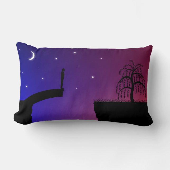 Broken Bridge Pillow (Front)