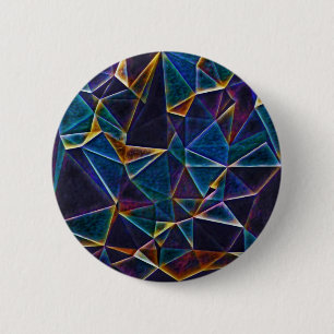 Broken Bubbles  6 Cm Round Badge