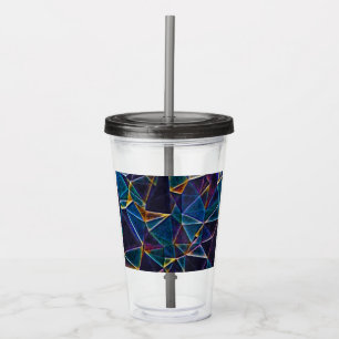 Broken Bubbles  Acrylic Tumbler