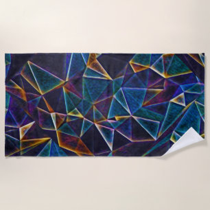 Broken Bubbles Beach Towel