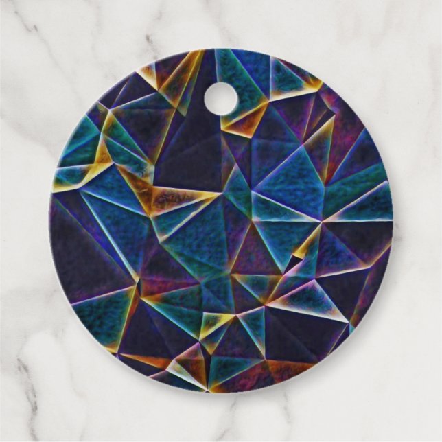 Broken Bubbles  Favour Tags (Front)