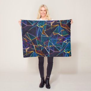 Broken Bubbles  Fleece Blanket