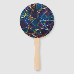 Broken Bubbles  Hand Fan