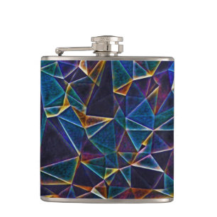 Broken Bubbles Hip Flask