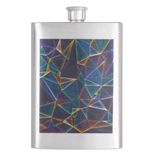 Broken Bubbles  Hip Flask