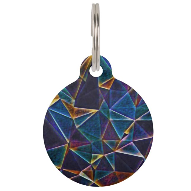 Broken Bubbles  Pet ID Tag (Front)