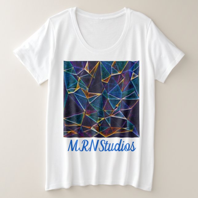 Broken Bubbles  Plus Size T-Shirt (Design Front)