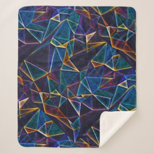 Broken Bubbles  Sherpa Blanket