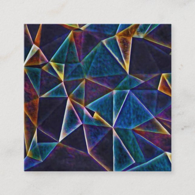 Broken Bubbles  Square Business Card (Front)