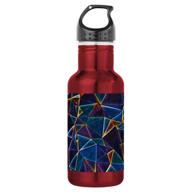 Broken Bubbles  Stainless Steel Water Bottle (Front)
