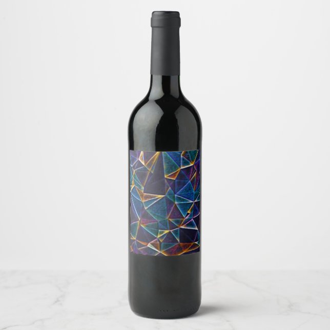 Broken Bubbles  Wine Label (Front)