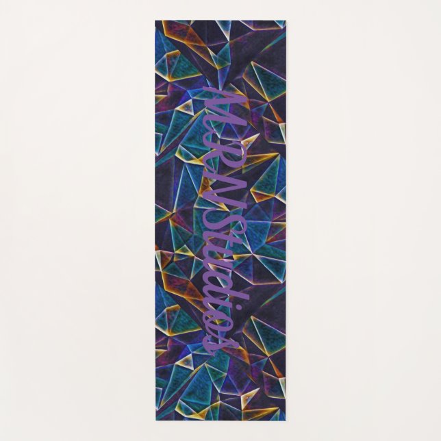 Broken Bubbles  Yoga Mat (Front)