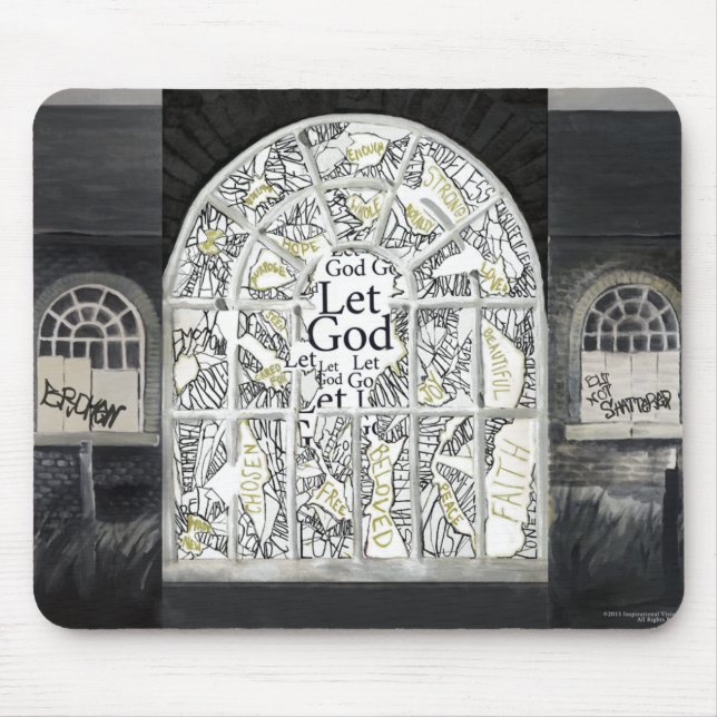 Broken But Not Shattered Mousepad (Front)