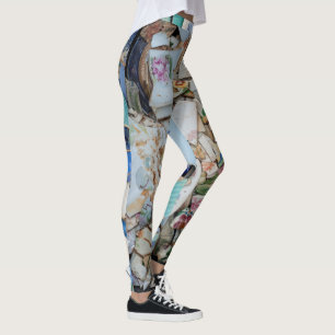 Broken China Pattern Mudlark leggings. Leggings