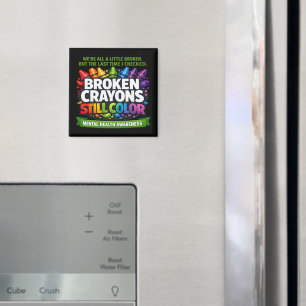 Broken Crayons Magnet