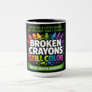 Broken Crayons Mug