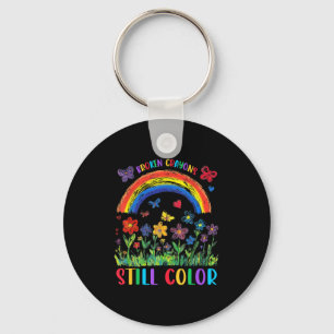 Broken Crayons Still Color Mental Health Awareness Key Ring