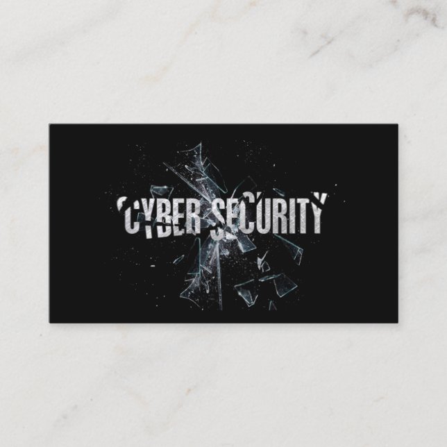 Broken "Cyber Security" Hacker Card (Front)